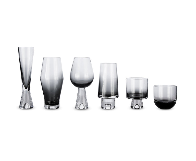 Tank High Ball Glass Black - Set of 2 - Tom Dixon - Beer + Cocktail Glasses - HORNE