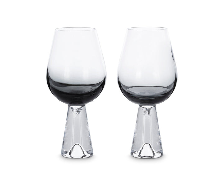 Tank Wine Glass Black - Set of 2 - Tom Dixon - Drinkware - HORNE