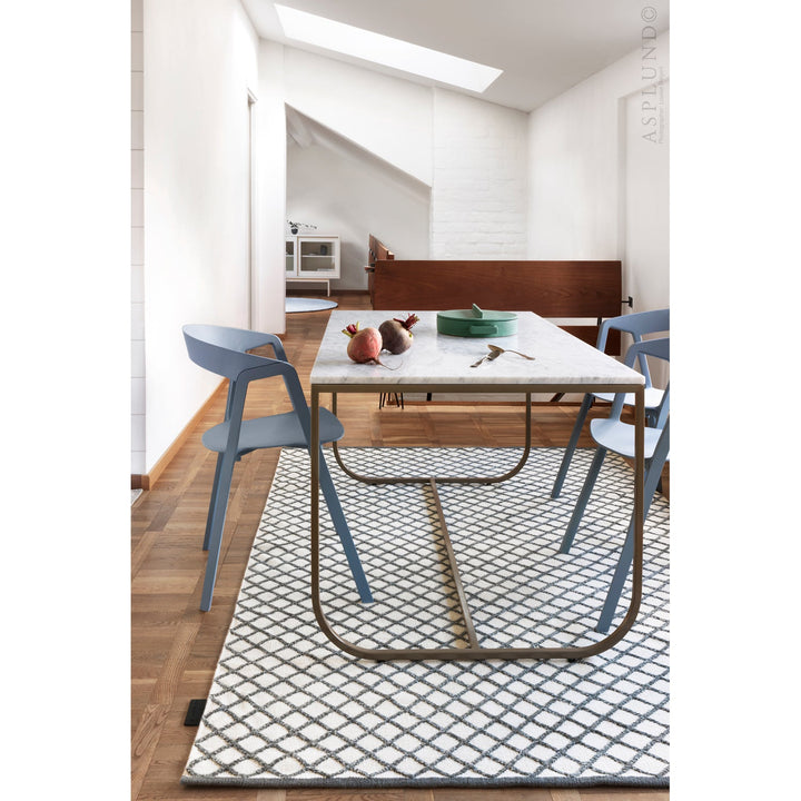 NO MARBLE---TATI Dining Table 140 - No Overhang