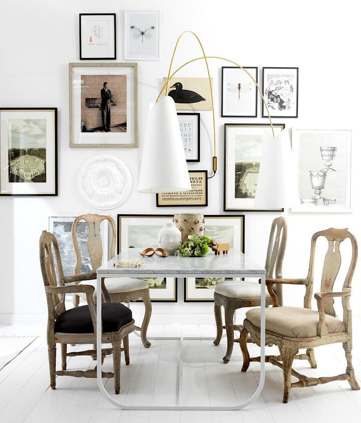 NO MARBLE---TATI Dining Table 140 - No Overhang