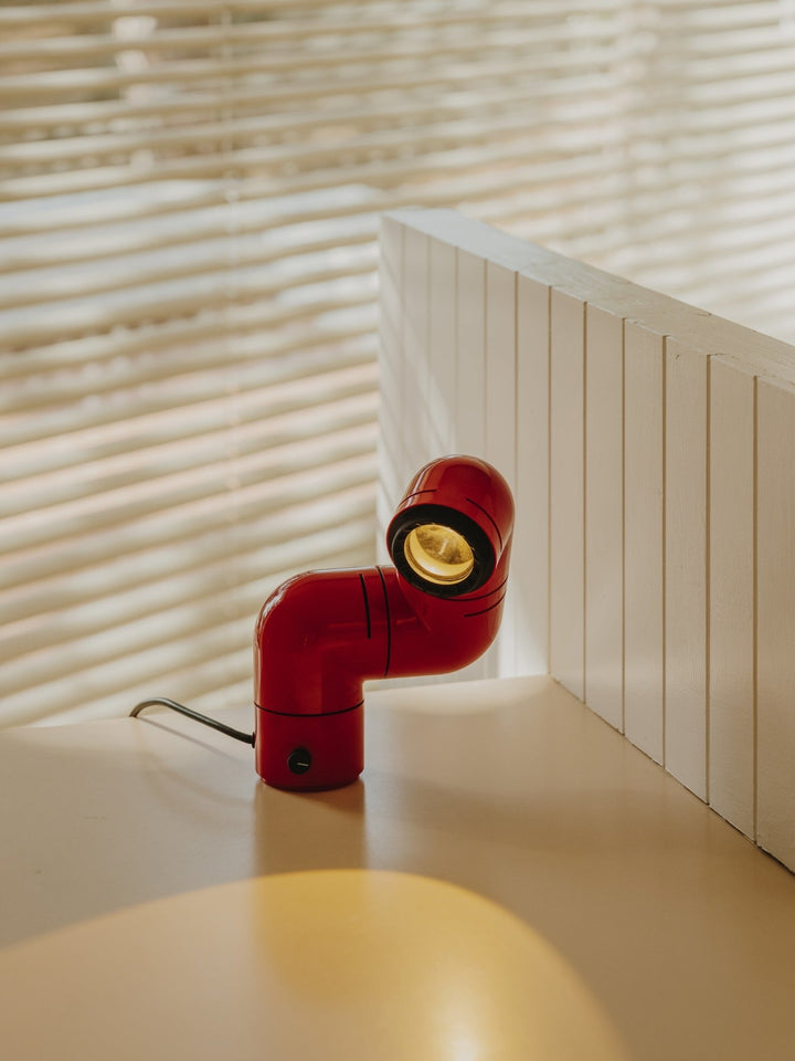 Tatu Table Lamp - Santa & Cole - Table + Task - Red - HORNE