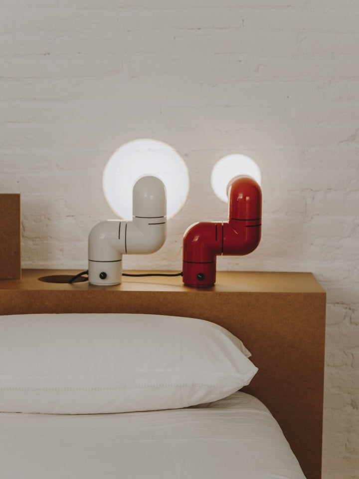 Tatu Table Lamp - Santa & Cole - Table + Task - Red - HORNE