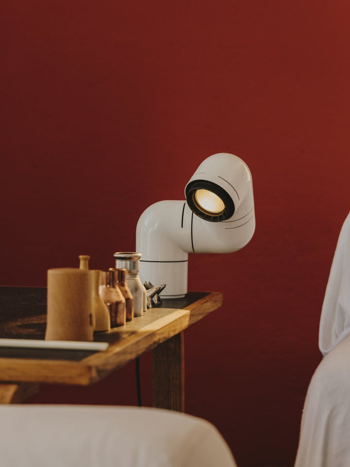 Tatu Table Lamp - Santa & Cole - Table + Task - Red - HORNE