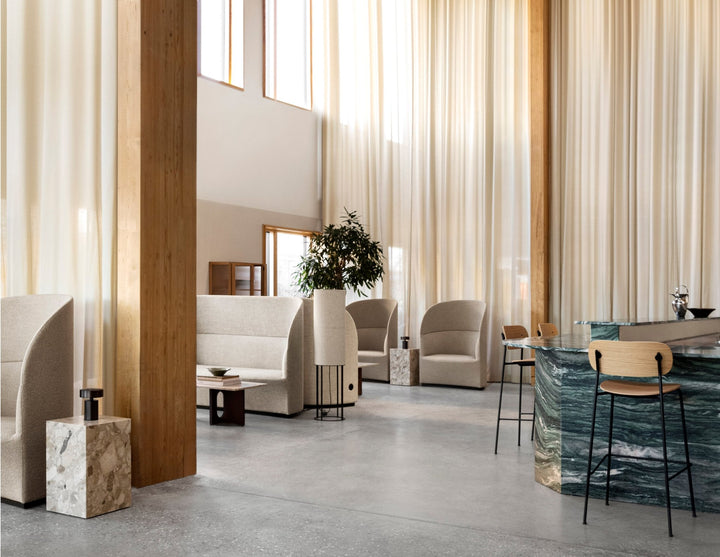 Tearoom Sofa, High Back - Audo Copenhagen - Sofas - Baru 0450 - With Power Outlet - HORNE