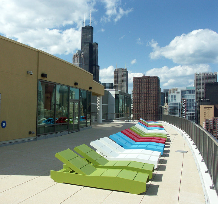 The 405 Chaise - Loll Designs - Outdoor Furniture - Cloud White - HORNE
