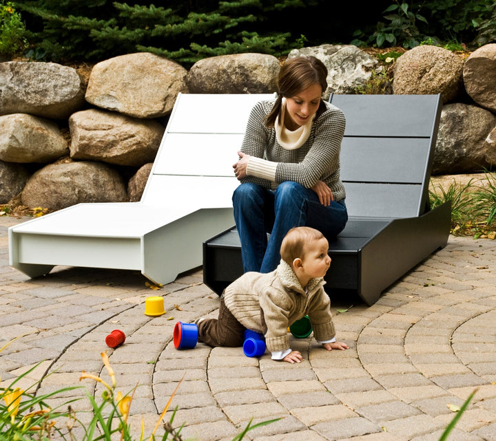 The 405 Chaise - Loll Designs - Outdoor Furniture - Cloud White - HORNE
