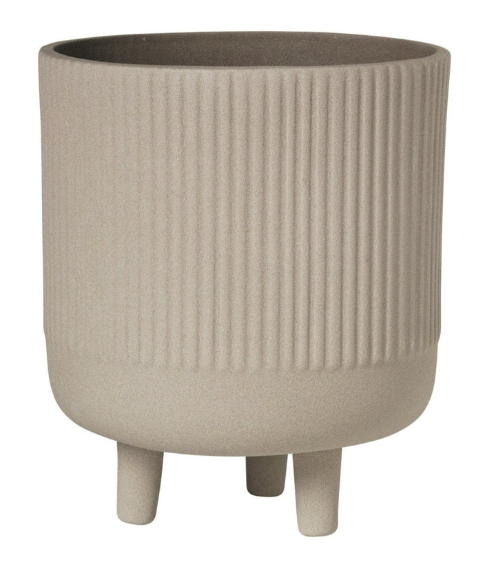 The Bowl Flowerpot - Kristina Dam - Outdoor Accessories - Large - Sand - HORNE