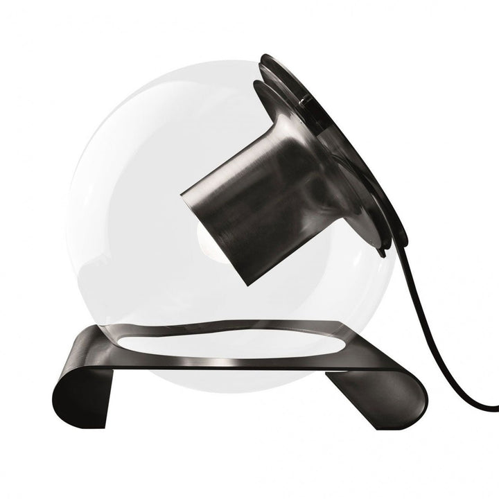 The Globe Table Lamp - Oluce - Table + Task - Nickel - HORNE