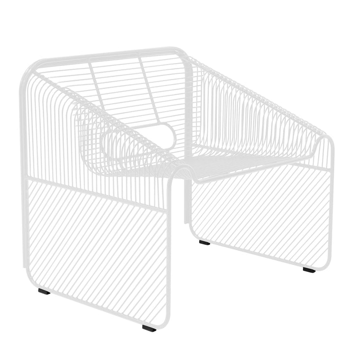 The Hot Seat Lounge - Bend Goods - Chairs - White - No Seat Pad - HORNE