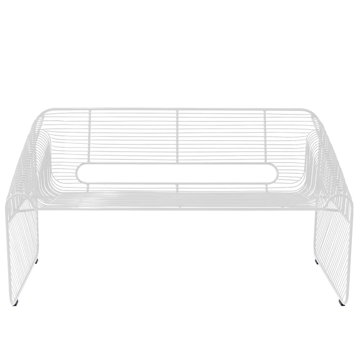 The Love Seat Lounge - Bend Goods - Chairs - White - No Seat Pad - HORNE