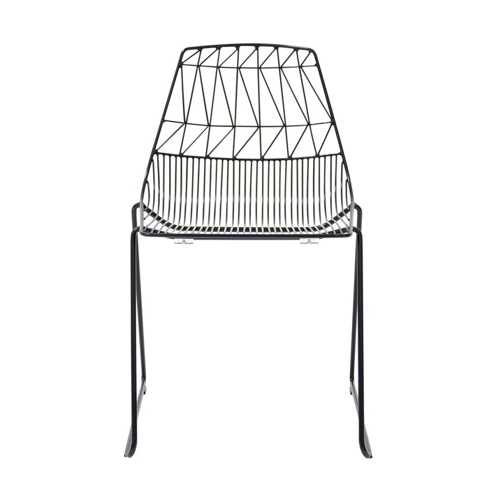 The Lucy Stacking Chair - Set of 2 - Bend Goods - Chairs - Black - No Seat Pad - HORNE