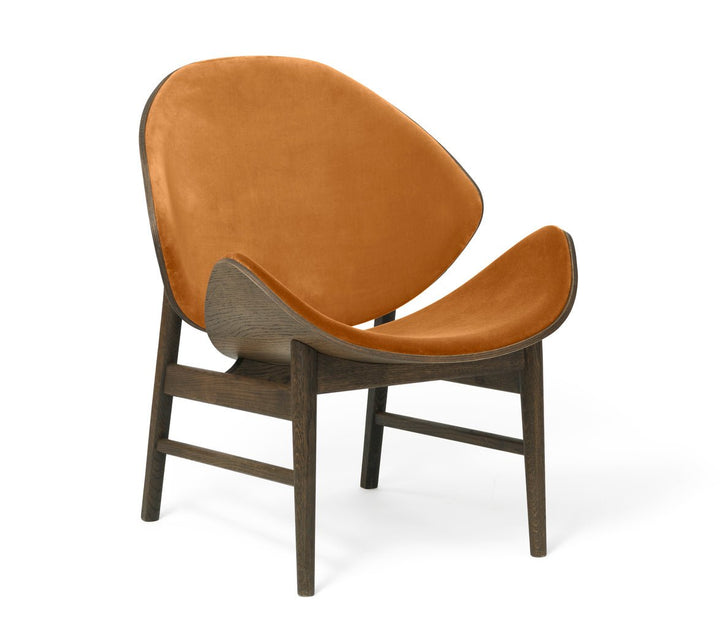 The Orange Lounge Chair - Upholstered Back and Seat - Warm Nordic - Chairs - Ritz 1688/ Smoked Oak - HORNE