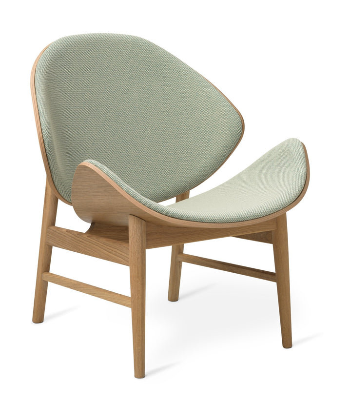 The Orange Lounge Chair - Upholstered Back and Seat - Warm Nordic - Chairs - Merit 021/ Oak - HORNE