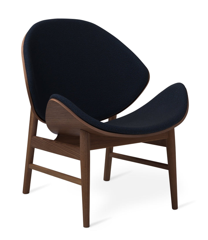 The Orange Lounge Chair - Upholstered Back and Seat - Warm Nordic - Chairs - Sprinkles 794/ Smoked Oak - HORNE
