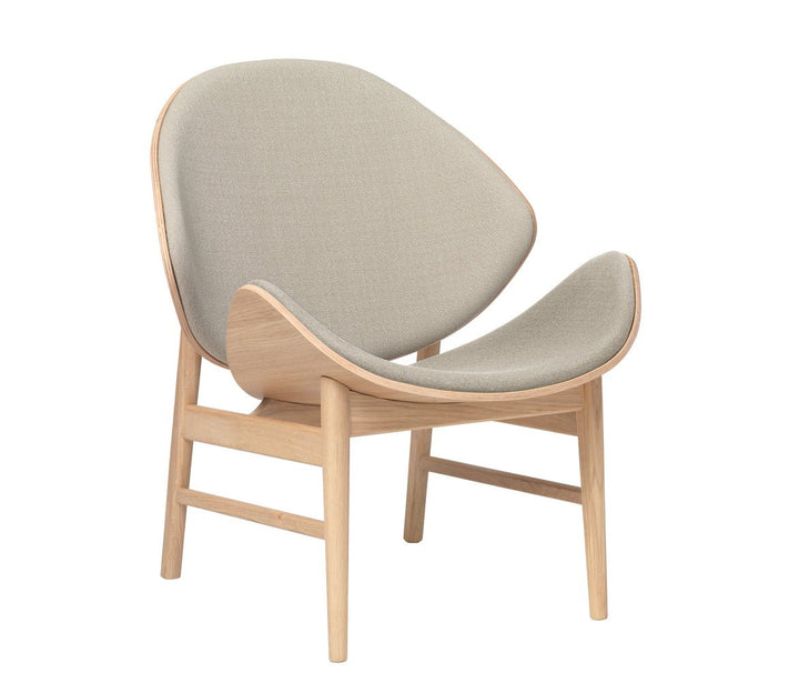 The Orange Lounge Chair - Upholstered Back and Seat - Warm Nordic - Chairs - Vidar 222/ Oak - HORNE