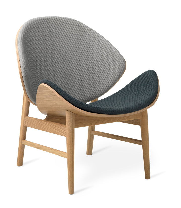 The Orange Lounge Chair - Upholstered Back and Seat - Warm Nordic - Chairs - Mosaic 922/972/ Oak - HORNE