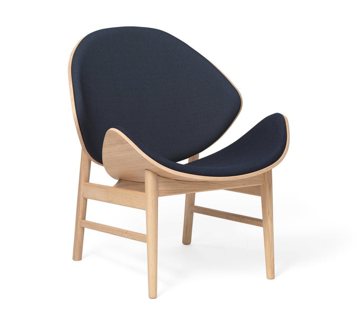 The Orange Lounge Chair - Upholstered Back and Seat - Warm Nordic - Chairs - Vidar 554/ Oak - HORNE