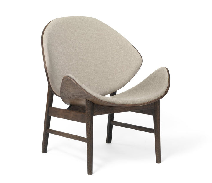 The Orange Lounge Chair - Upholstered Back and Seat - Warm Nordic - Chairs - Vidar 222/ Smoked Oak - HORNE