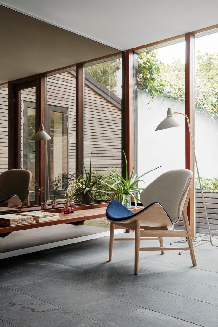 The Orange Lounge Chair - Upholstered Seat - Warm Nordic - Chairs - Vidar 222/ Black Oak - HORNE