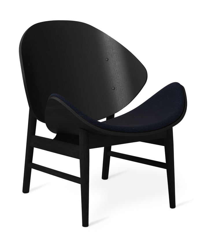 The Orange Lounge Chair - Upholstered Seat - Warm Nordic - Chairs - Sprinkles 794/ Black Oak - HORNE