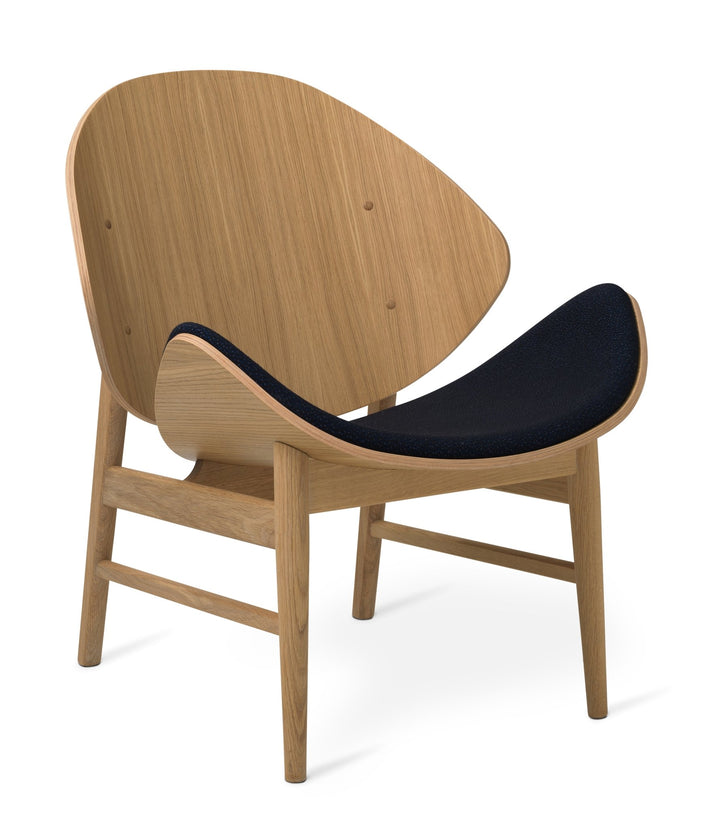 The Orange Lounge Chair - Upholstered Seat - Warm Nordic - Chairs - Sprinkles 794/ Oak - HORNE