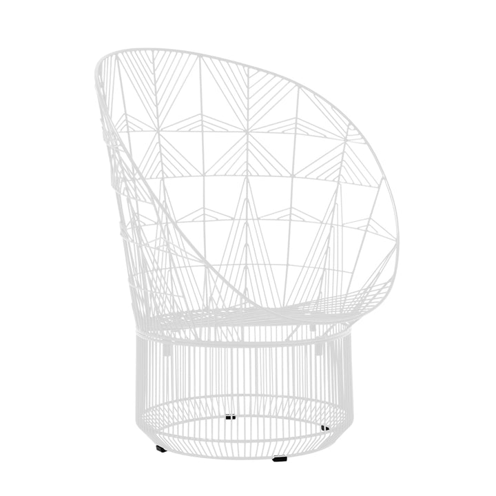 The Peacock Lounge - Bend Goods - Chairs - White - No Seat Pad - HORNE