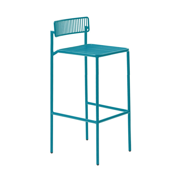 The Rachel Bar Stool - Set of 2 - Bend Goods - Outdoor Furniture - Peacock Blue - No Pad - HORNE