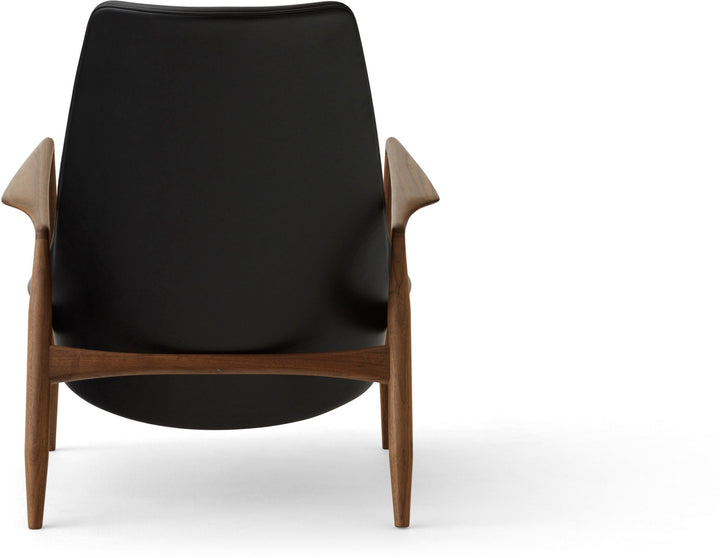 The Seal Lounge Chair - High Back - Audo Copenhagen - Chairs - Natural Oak - Dakar Leather - 0329 Brown - HORNE