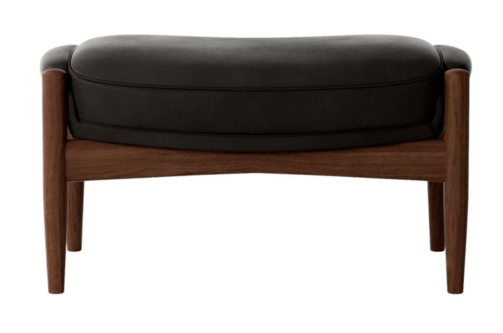 The Seal Ottoman - Audo Copenhagen - Stools + Benches + Ottomans - Natural Oak - Dakar Leather - 0329 Brown - HORNE