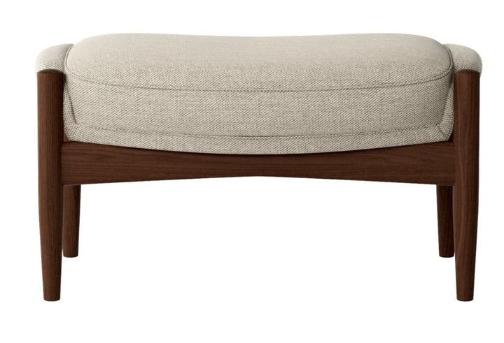 The Seal Ottoman - Audo Copenhagen - Stools + Benches + Ottomans - Natural Oak - Dakar Leather - 0329 Brown - HORNE