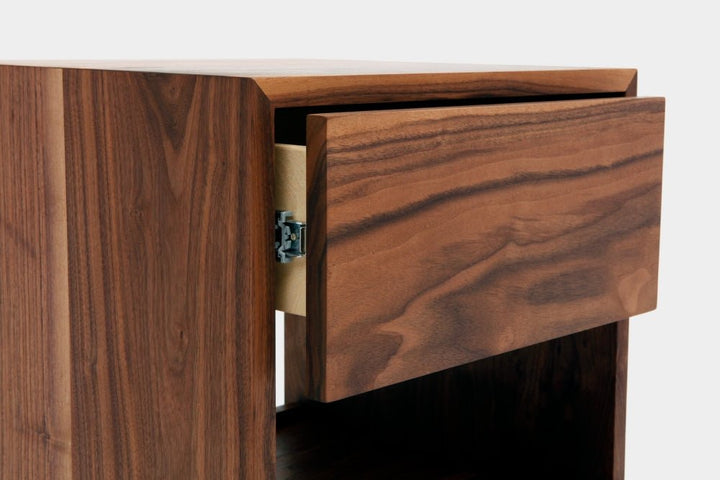 THN 1.5 Night Stand - Artless - Bedside Tables - Walnut with White Lacquer Drawer - HORNE