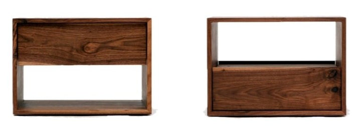 THN .85 Night Stand - Artless - Bedside Tables - Top - Solid Walnut with Walnut Drawer - HORNE