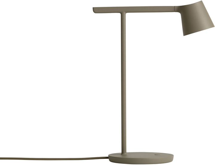 Tip Table Lamp - Muuto - Table + Task - Olive - HORNE