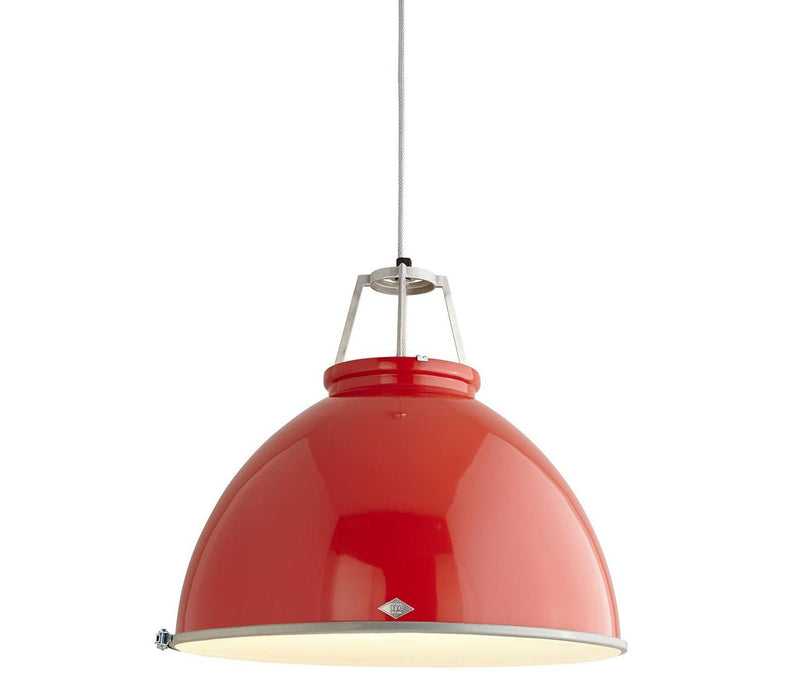 Titan 5 Pendant - Red w/ Diffuser - Original BTC - Pendants - HORNE