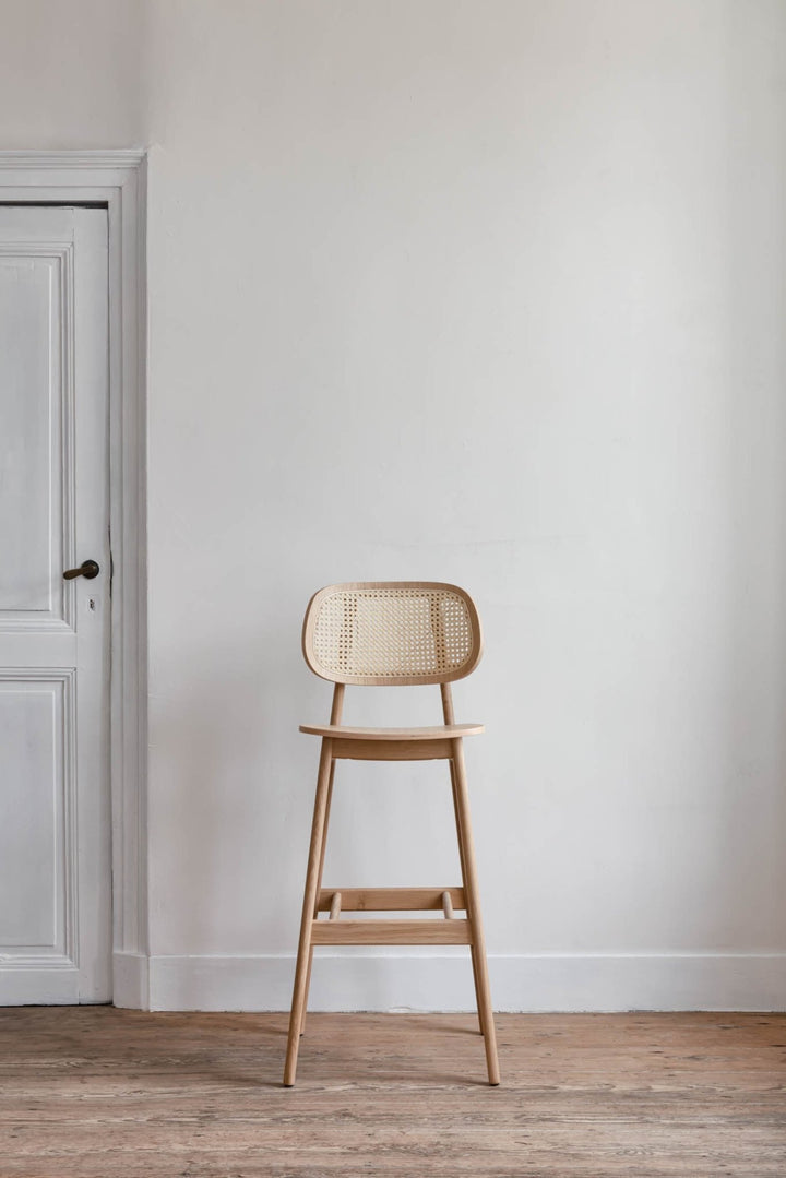 Titus Bar Stool - Vincent Sheppard - Stools + Benches + Ottomans - Natural Oak - HORNE