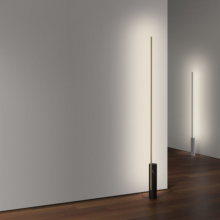 T.O Floor Lamp - Pablo Designs - Floor Lamps - White Marble/Chrome - HORNE