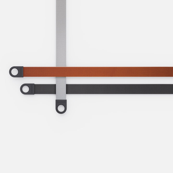 T.O. Pendant 2 Stack - Pablo Designs - Pendants - Matte Light Grey - Burnt Orange - HORNE