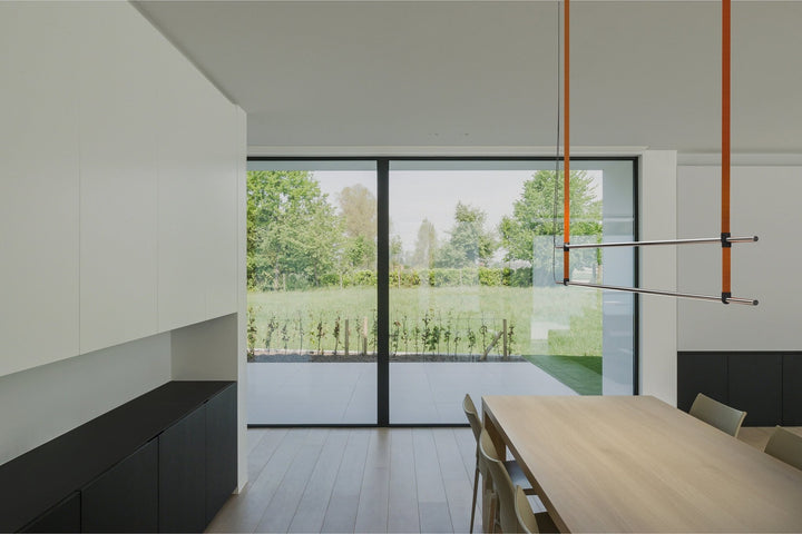 T.O. Pendant 2 Stack - Pablo Designs - Pendants - Matte Light Grey - Burnt Orange - HORNE