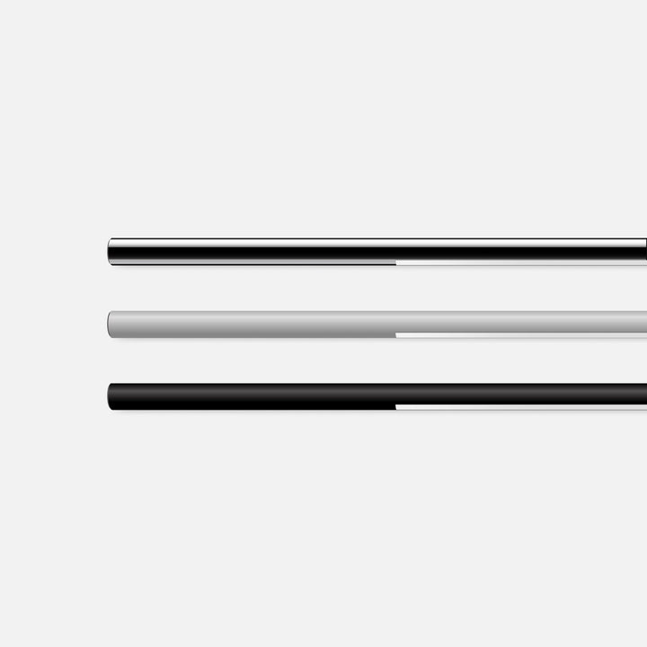 T.O. Pendant 2 Stack - Pablo Designs - Pendants - Matte Light Grey - Burnt Orange - HORNE