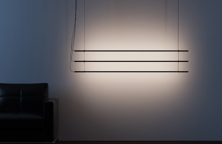 T.O. Pendant 3 Stack - Pablo Designs - Pendants - Matte Light Grey - Burnt Orange - HORNE