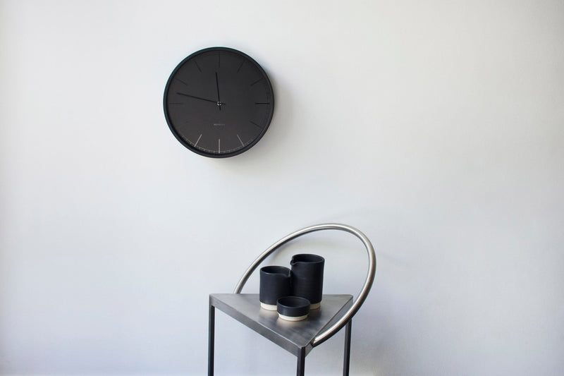 Tone35 Wall Clock - Stainless Steel - Huygens - Clocks - HORNE