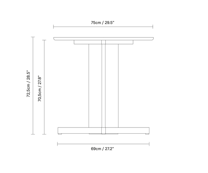 Trefoil Table - Form + Refine - Tables + Desks - White Oiled Oak - HORNE