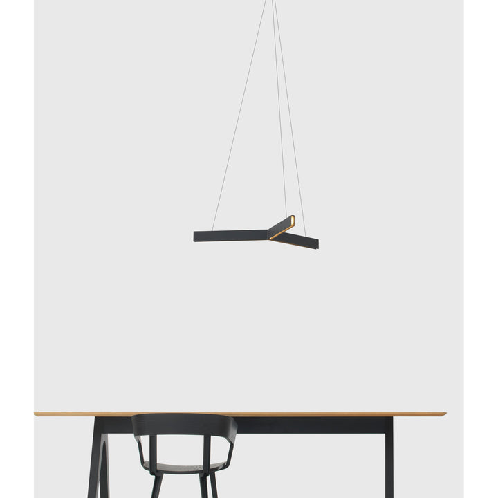 Tri Pendant - Resident - Chandeliers - Black - HORNE