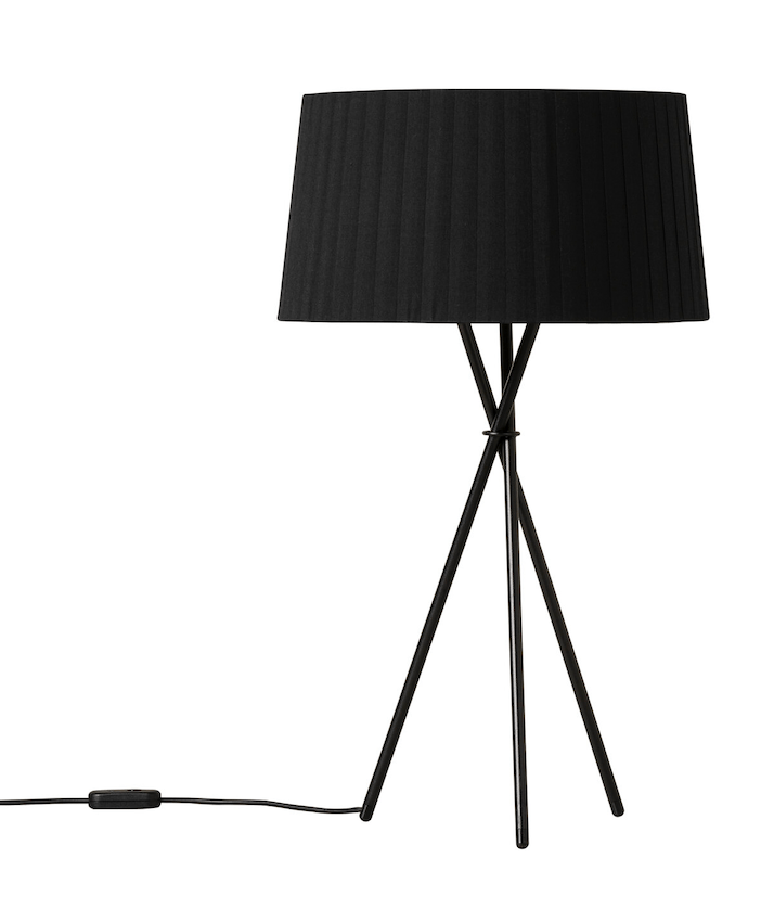 Trípode G6 Table Lamp - Santa & Cole - Table + Task - Black - HORNE