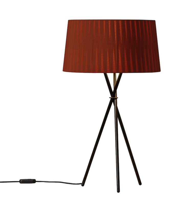 Trípode G6 Table Lamp - Santa & Cole - Table + Task - Red - Amber - HORNE