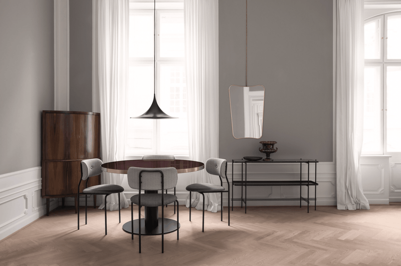 TS Console - 2 Racks - Polished Steel - Gubi - Tables + Desks - Black Marquina Marble - HORNE