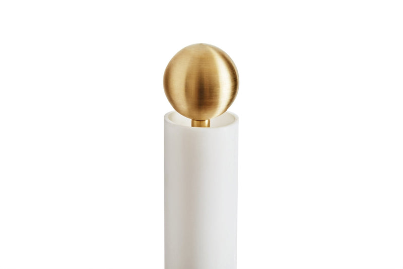 Tube Sconce/Flush Mount - Workstead - Wall Sconces - Hewn Brass - HORNE