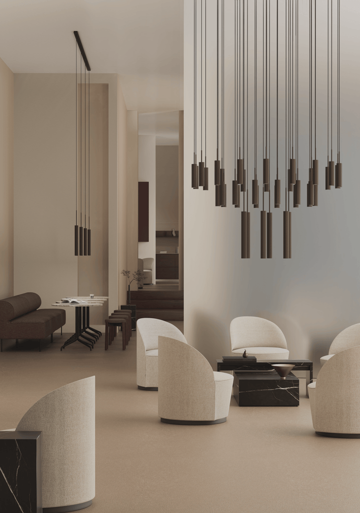 Tubulaire Chandelier - Audo Copenhagen - Chandeliers - Chandelier 38 - HORNE