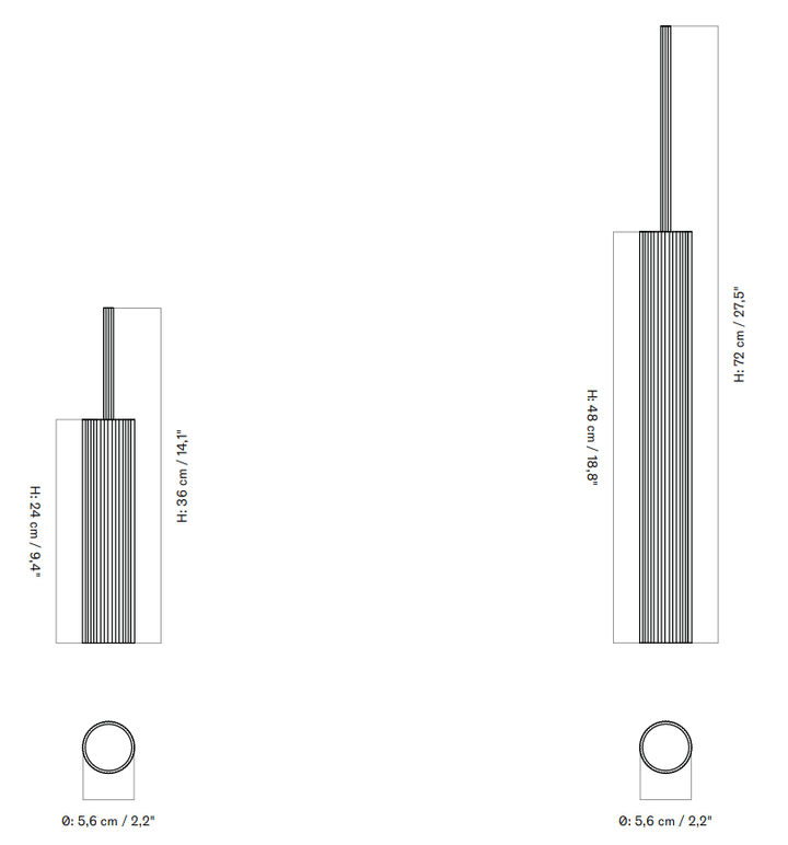 Tubulaire Pendant Lamp - Audo Copenhagen - Pendants - 18.8" - HORNE