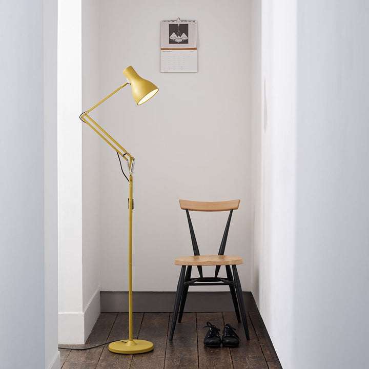 Type 75 Floor Lamp - Margaret Howell Edition - Anglepoise - Floor Lamps - Saxon Blue - HORNE